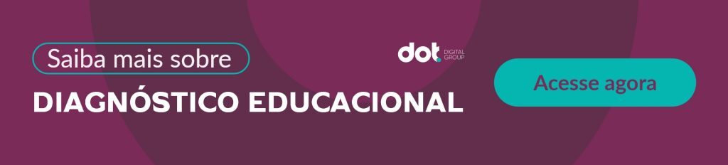 banner para acessar página sobre diagnóstico educacional