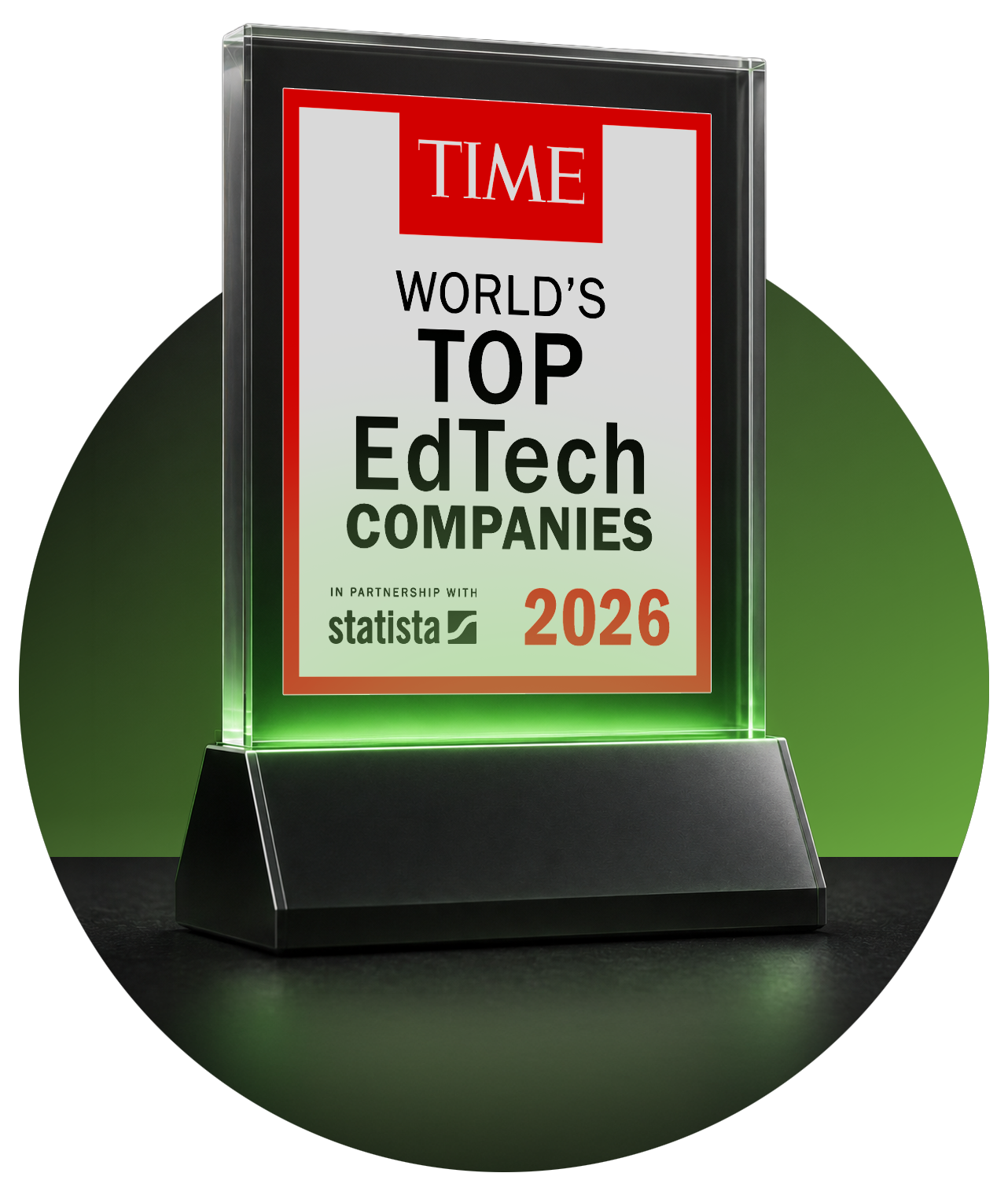 Selo TIME — World's Top EdTech Companies 2026
